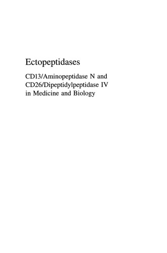 اکتوپپتیداز: CD13 / Aminopeptidase N و CD26 / Dipeptidylpeptidase IV در پزشکی و زیست شناسی