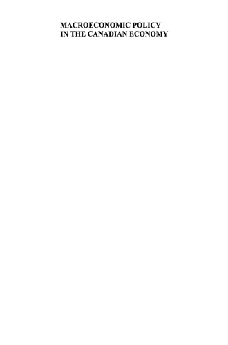 سیاست کلان اقتصادی در اقتصاد کانادا