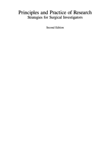 ﻿اصول و عملکرد تحقیق: استراتژی هایی برای محققان جراحی