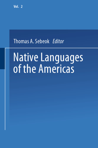 ﻿زبان های بومی قاره آمریکا: جلد 2