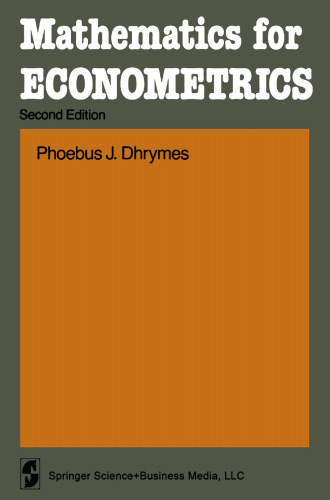 ﻿ریاضیات برای اقتصاد سنجی