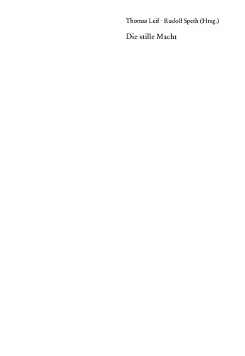 ﻿قدرت خاموش: لابی گری در آلمان