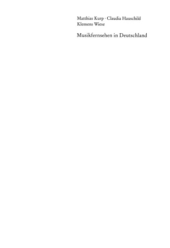 ﻿تلویزیون موسیقی در آلمان: جنبه های سیاسی، جامعه شناختی و رسانه ای-اقتصادی