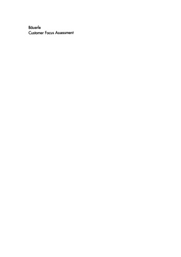 ارزیابی تمرکز مشتری: معیارهایی برای ارزیابی تمرکز مشتری