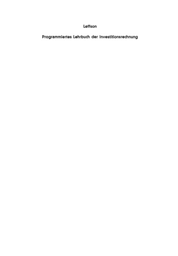 ﻿کتاب درسی برنامه ریزی شده محاسبه سرمایه گذاری