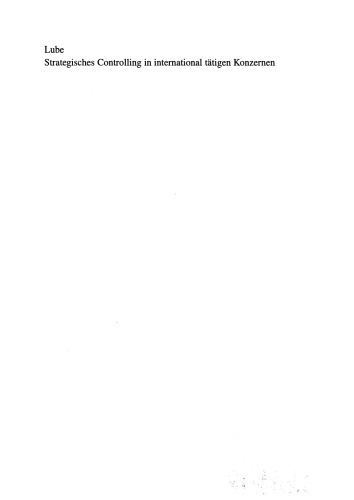 ﻿کنترل استراتژیک در شرکت های بین المللی: وظایف - ابزارها - اقدامات