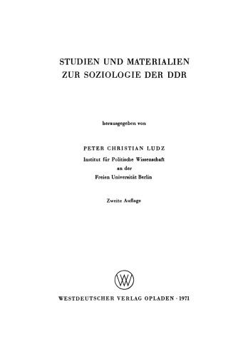﻿مطالعات و مطالب در مورد جامعه شناسی جمهوری دموکراتیک آلمان