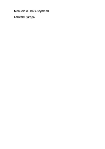 ﻿زمینه یادگیری اروپا: تحلیل انتقادی از شرایط زندگی و یادگیری کودکان و جوانان در اروپا