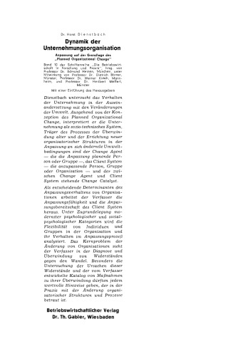 ﻿پویایی سازمان کسب و کار: انطباق بر اساس تغییر سازمانی برنامه ریزی شده