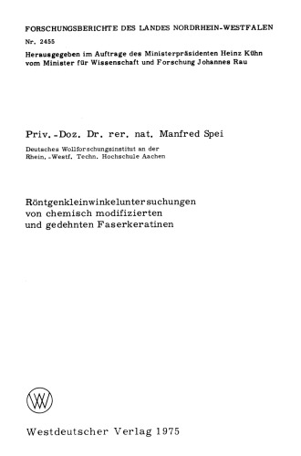 بررسی های زاویه ای با اشعه ایکس از کراتین های فیبر اصلاح شده شیمیایی و کشیده شده