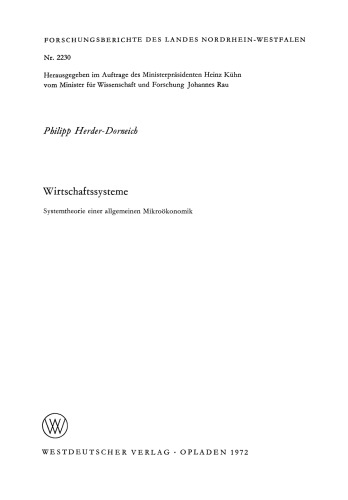 سیستم های اقتصادی: نظریه سیستم یک اقتصاد عمومی عمومی