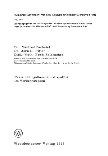 ﻿تئوری و سیاست قیمت گذاری در حمل و نقل