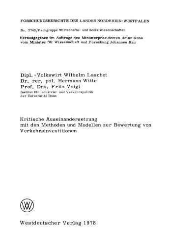 ﻿بررسی انتقادی روش ها و مدل های ارزیابی سرمایه گذاری های حمل و نقل