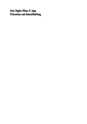 ﻿پیشگیری و مسئولیت زیست محیطی: درمورد جامعه شناسی شکل مدرن مسئولیت