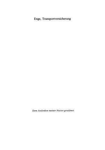 ﻿بیمه حمل و نقل: قانون و عمل در آلمان و انگلیس