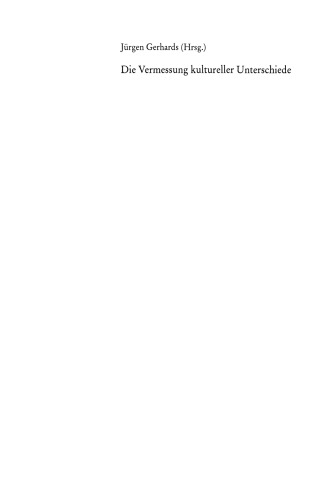 اندازه گیری اختلافات فرهنگی: ایالات متحده و آلمان در مقایسه