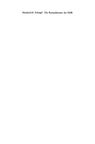 ﻿ادبیات رمان جمهوری دموکراتیک آلمان: تکنیک های روایی، راهنمایی خواننده، سیاست فرهنگی