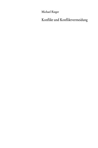 ﻿درگیری و اجتناب از درگیری: رسیدگی به درگیری های سیاسی در بوندسوهر