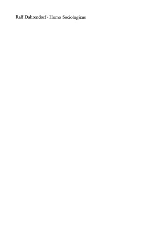 ﻿Homo Sociologicus: مقاله ای درباره تاریخ، اهمیت و نقد مقوله نقش اجتماعی