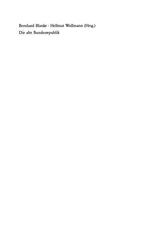 جمهوری فدرال قدیمی: تداوم و تغییر