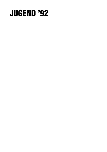 ﻿جوانان 92: موقعیت های زندگی، جهت گیری و دیدگاه های توسعه در آلمان متحد. جلد 3: کشورهای جدید: بررسی و چشم انداز