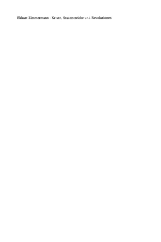 ﻿بحران ها، کودتاها و انقلاب ها: نظریه ها، داده ها و رویکردهای پژوهشی اخیر