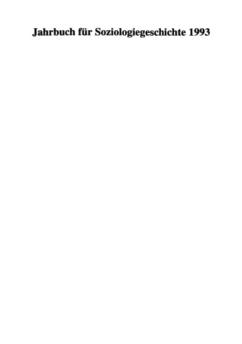 ﻿سالنامه تاریخ جامعه شناسی 1993