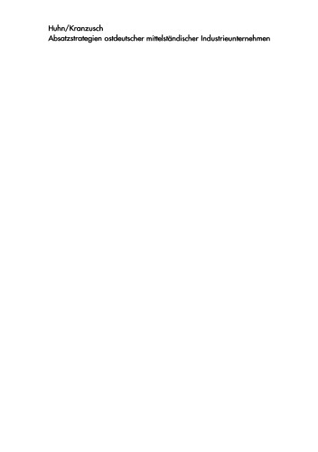 استراتژی های فروش شرکت های صنعتی متوسط ​​آلمان شرقی