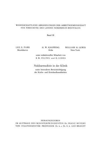 ﻿جنبه های بالینی پزشکی هسته ای / پزشکی هسته ای در کلینیک: هم اندیشی با مرجع ویژه بیماری های سرطان و قلب و عروق / همایش در کلن و یولیچ با توجه ویژه به سرطان و بیماری های گردش خون