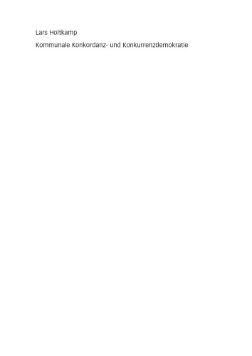 هماهنگی شهرداری و دموکراسی رقابتی: احزاب و شهرداران دموکراسی نماینده