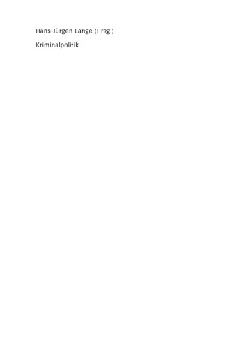 سیاست جنایی: با کمک سرمقاله ماتیاس گاسچ