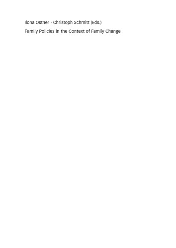 ﻿سیاست های خانواده در زمینه تغییر خانواده: کشورهای شمال اروپا از منظر مقایسه ای