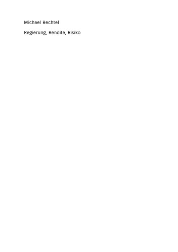 دولت، عملکرد، خطر: اقتصاد سیاسی بازار سهام در آلمان