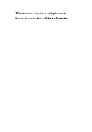 دستورالعمل تمرین S3 در روانپزشکی و روان درمانی: راهنمای ملی مراقبت افسردگی یکپارچه