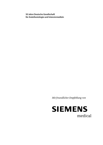 ﻿50 سال انجمن بیهوشی و مراقبت های ویژه آلمان: سنت و نوآوری