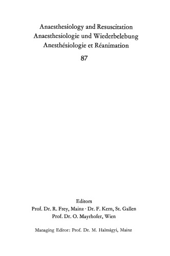 مراقبت های اورژانس در زنان و زایمان: گزارش سمپوزیوم در 28 و 29 سپتامبر 1973 در ماینز