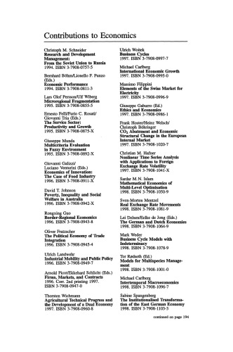 موضوعات اخیر سیاست در اقتصاد محیط زیست و منابع