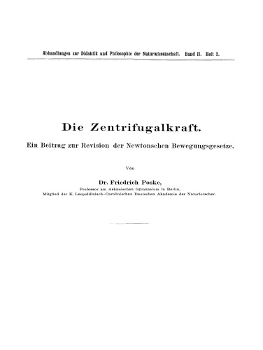 ﻿نیروی گریز از مرکز: کمکی به بازنگری قوانین حرکت نیوتن
