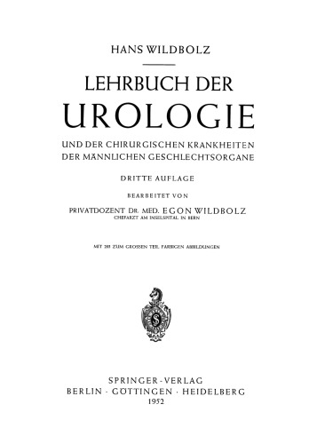 ﻿کتاب درسی اورولوژی و بیماری های جراحی اندام های تناسلی مردانه