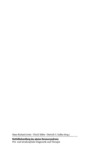 ﻿درمان اورژانسی سندرم حاد کرونری: تشخیص و درمان قبل و داخل بیمارستانی