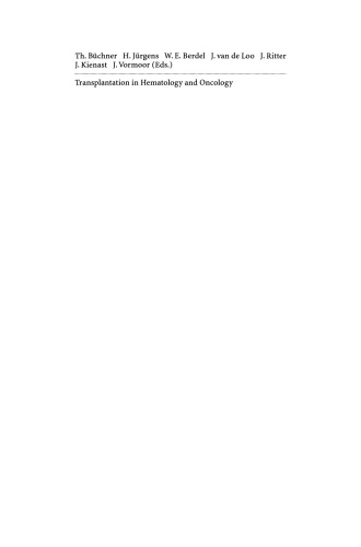 پیوند در خون شناسی و آنکولوژی