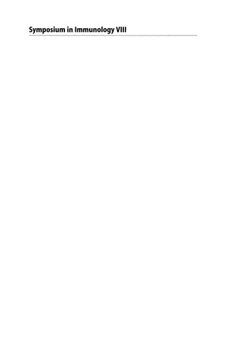 سمپوزیوم در ایمونولوژی VIII: التهاب