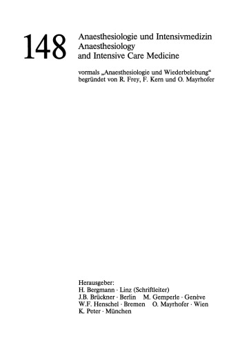 ﻿بیهوشی منطقه ای: نتایج کنگره بیهوشی اروپای مرکزی 1981 برلین جلد 1