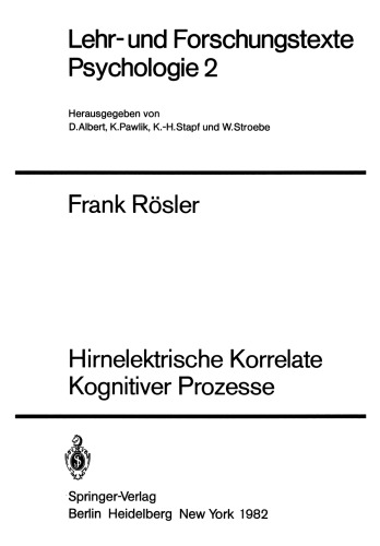 ﻿همبستگی الکتریکی مغز فرآیندهای شناختی