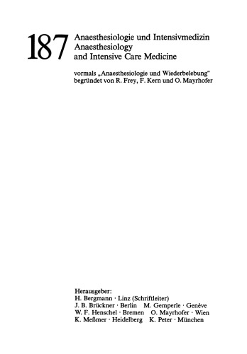 ZAK Zürich: دوره I: پزشکی اضطراری · احیا - آسیب مغزی آسیب دیده · ARDS تهویه فرکانس بالا