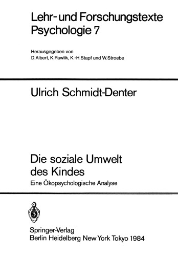 ﻿محیط اجتماعی کودک: تحلیل اکوپسیکولوژیک