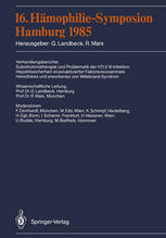 ﻿شانزدهمین همایش هموفیلی: هامبورگ 1985