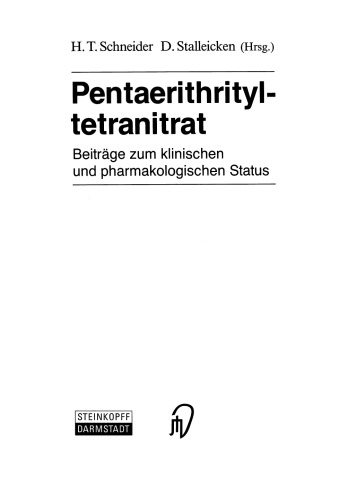 Pentaerithrityl tetranitrate: کمک به وضعیت بالینی و داروسازی