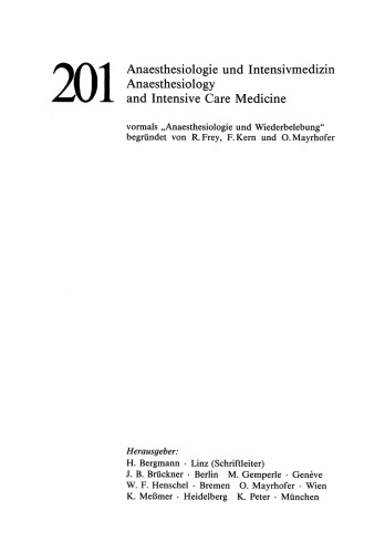 ZAK Munich 1987: Volume II: Disoprivan hyp هیپنوتیزم داخل وریدی جدید برای القاء و نگهداری از بیهوشی