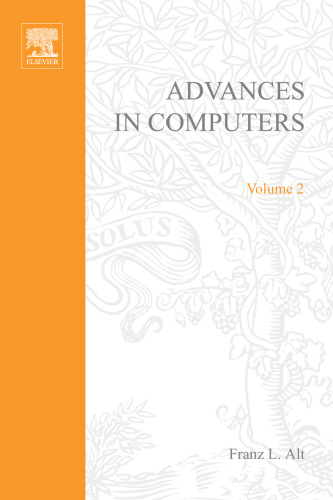 ﻿Advances in Computers, Vol. 2